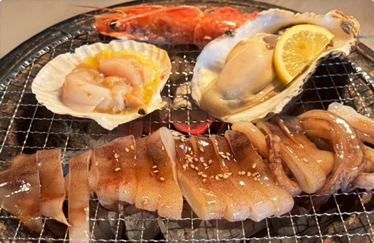 道楽名物 海鮮焼セット